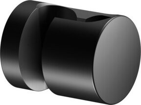 Keuco Wandbrausehalter IXMO 2-teilig in Schwarz Matt für die Wandmontage - Bild 1