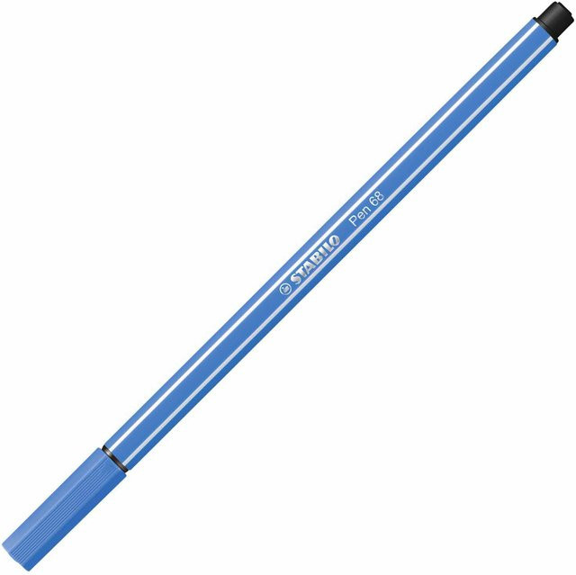 STABILO Pen 68 Tintenroller in Dunkelblau mit feiner Spitze - Bild 1