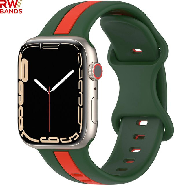 RWBANDS Uhrenarmband Silikon, Schwarz, Unisex - Bild 1