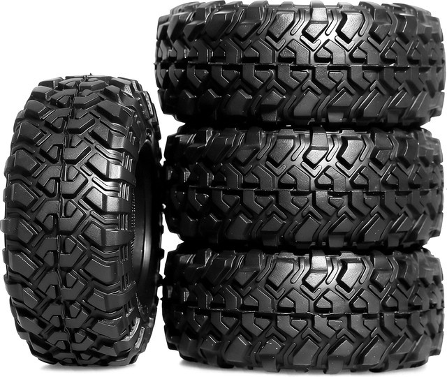 RS Crawler-Reifen, Zubehör, 1:24, Schwarz, Gummi - Bild 1