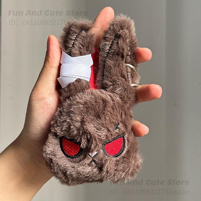 Schlüsselanhänger Gotischer Hase, Kaninchen, Unisex - Bild 1