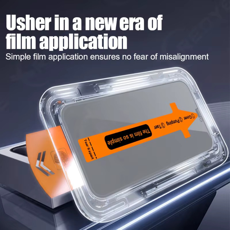 2er-Set Anti-Peep Displayschutzfolie aus gehärtetem Glas für Apple iPhone 17 16 15 14 Pro Max 13 12 11 und Air, transparent und staubdicht - Bild 2