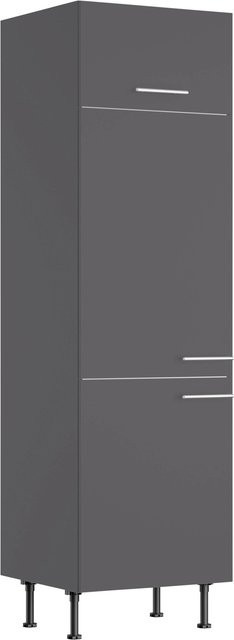 Optifit Küchen-Hochschrank Ingvar420 für Einbaukühlschränke in Anthrazit Matt, B/T/H: 60 x 58,4 x 211,8 cm - Bild 1