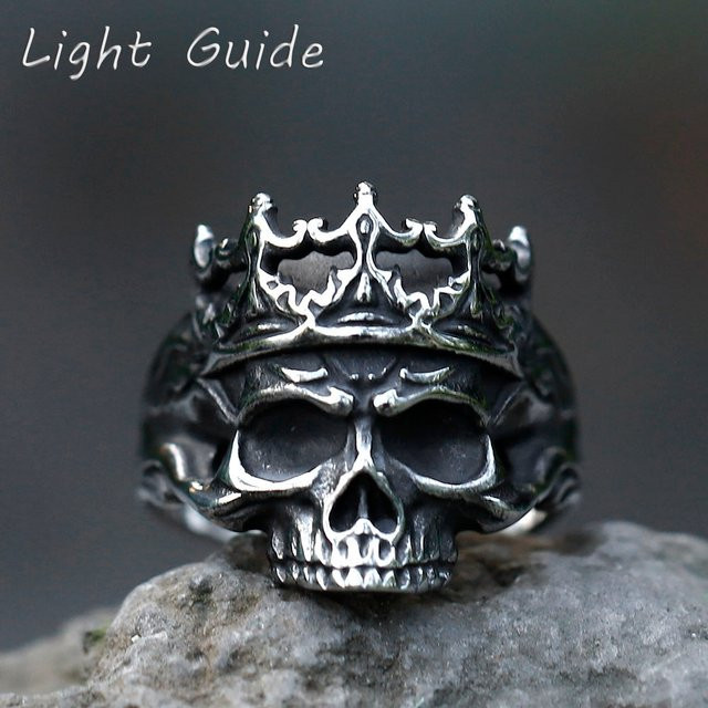 Ring Edelstahl, Silber, Vintage, Herren - Bild 1