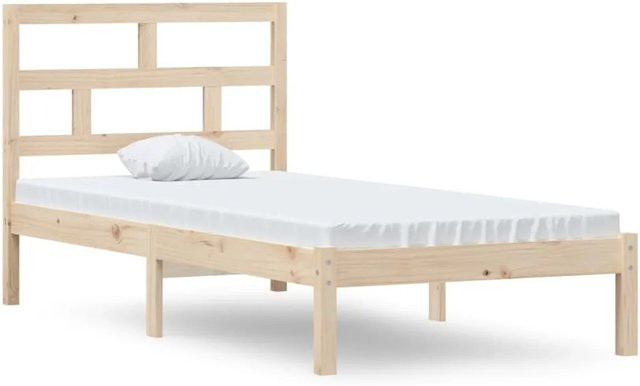 vidaXL Massivholzbett aus Kiefer Holz B/T/H: 90 x 190 x 96 cm - Bild 1