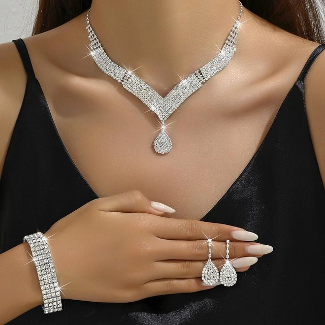 Lucky Star Jewelry Schmuck-Set, Kupferlegierung, Zirkonia, Damen - Bild 1