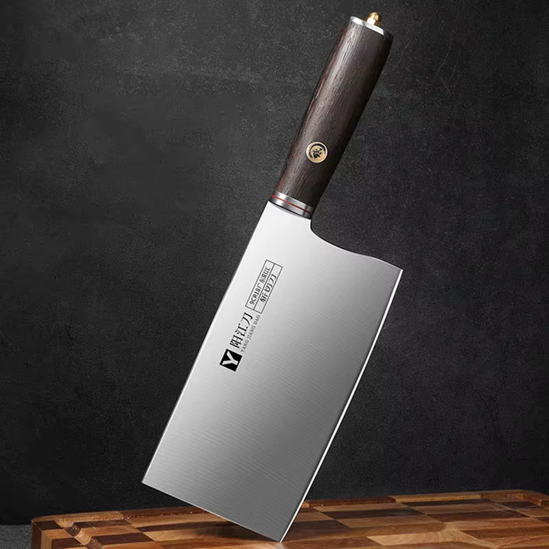 PLYS Hackmesser aus Edelstahl für Fleisch und Knochen, Silber, 9Cr18 Küchenmesser - Bild 2