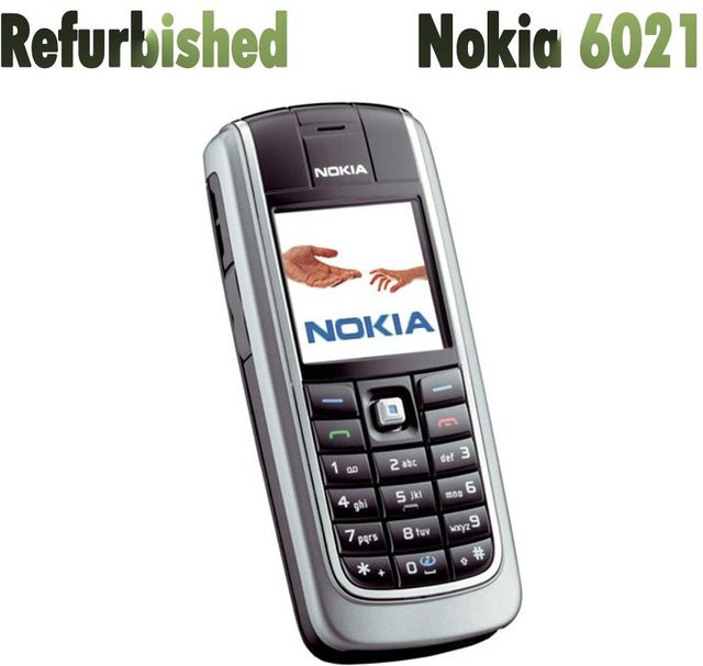 Generalüberholtes Nokia 6021 Mobiltelefon in Schwarz mit 1 SIM-Karte und Zubehör - Bild 1