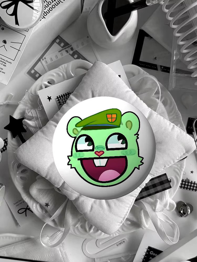 Anstecknadel Happy Tree Friends, Metall, Unisex - Bild 7