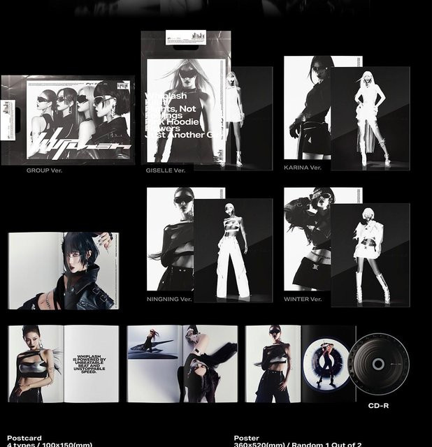 Whiplash, 5. Mini-Album, aespa, CD, Beat-Version Set - Bild 1