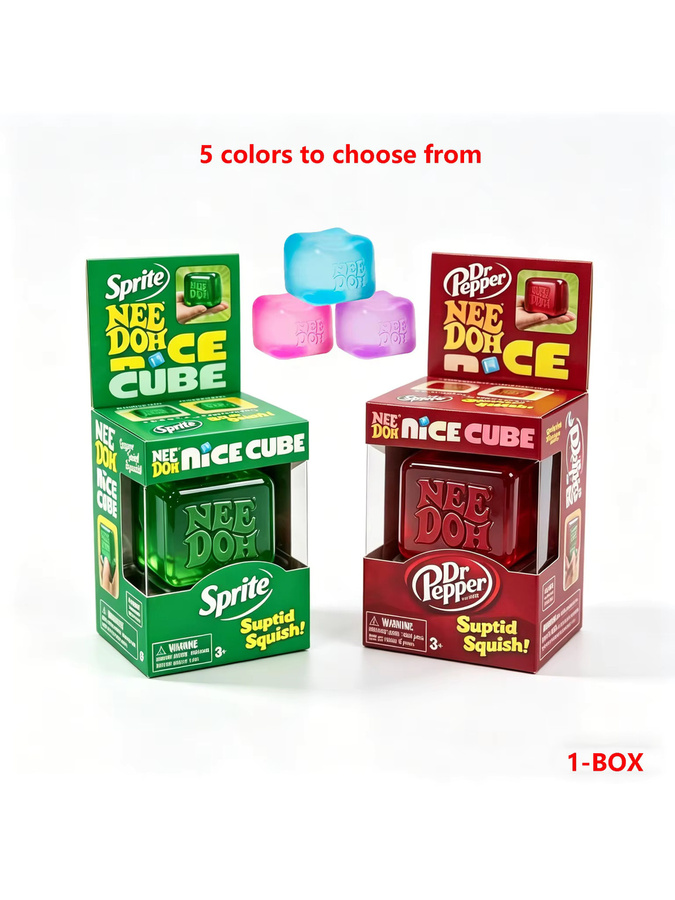 Schylling NeeDOH Nice Cube, Fidget-Spielzeug, pink - Bild 6