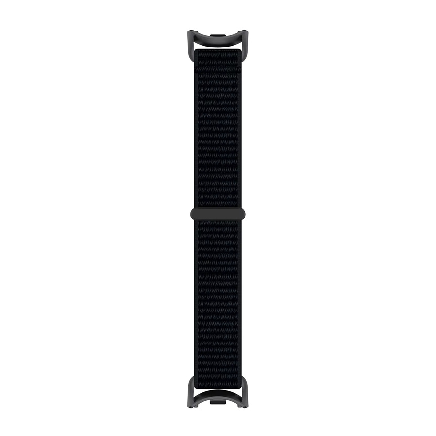 Uhrenarmband Nylon, Schwarz, für Xiaomi Mi Band 10 9 8 - Bild 2