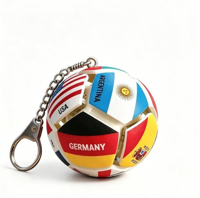 Fußball Schlüsselanhänger, Unisex - Bild 1