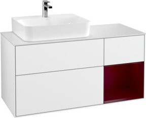V&B Waschtischunterschrank Finion in Weiß, B/T/H: 120 x 50,1 x 50,1 cm - Bild 1