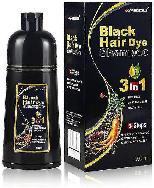 zerong Haarfarbe Shampoo, schwarz, Unisex - Bild 1