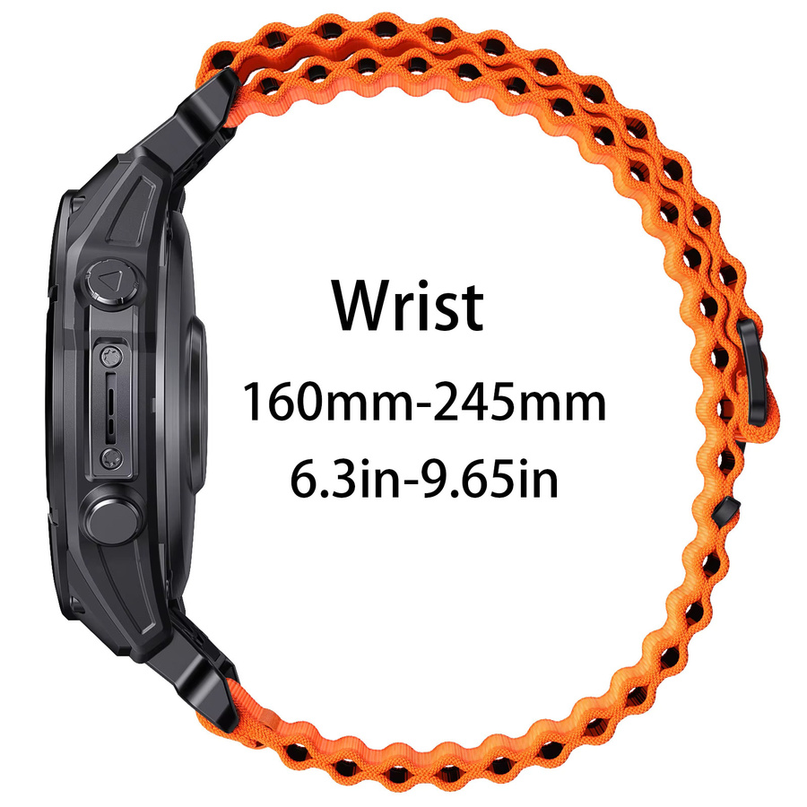 QuickFit Uhrenarmband, zweifarbiges Nylon, Unisex, Bunt - Bild 4