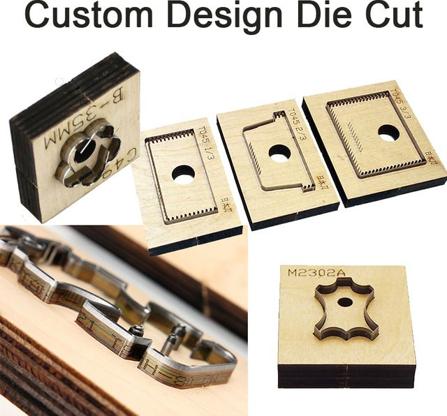 Personalisierte Leder-Stanzform aus gehärtetem Stahl für dein DIY-Handwerk in Multicolour - Bild 1