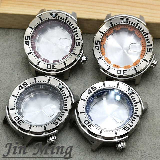 LUJIE Uhrengehäuse Edelstahl, Silber, 43 mm - Bild 1