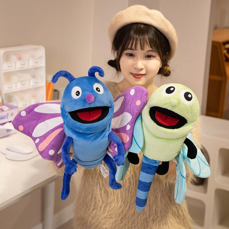 Bai Fen Bai Toys Handpuppen Insekten Raupe Marienkäfer Plüsch - Bild 1