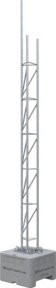 Schake Gitterrohrmast Set in Betonoptik - Bild 1
