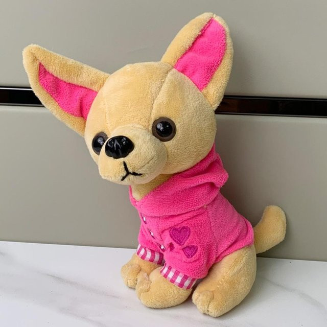 Yiran Health & Beauty Chihuahua Plüschtier, Stoffhunde-Puppe, ab 2 Jahren - Bild 1