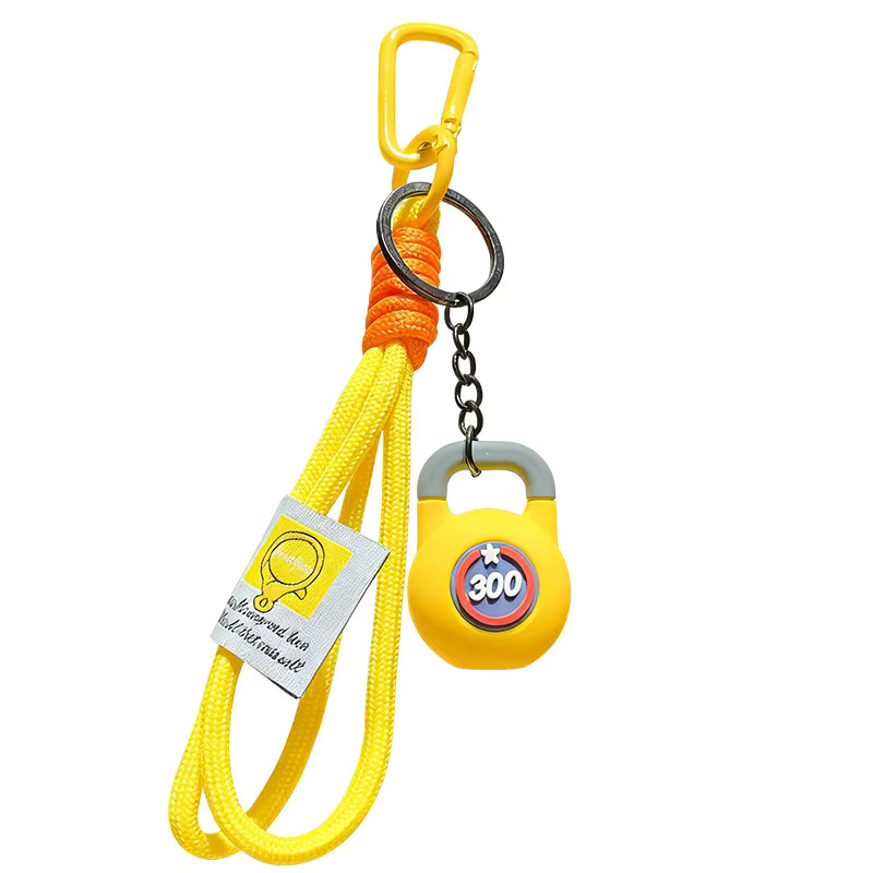 Yogodlns Schlüsselanhänger Kettlebell, Silikon, Bunt, Unisex - Bild 3