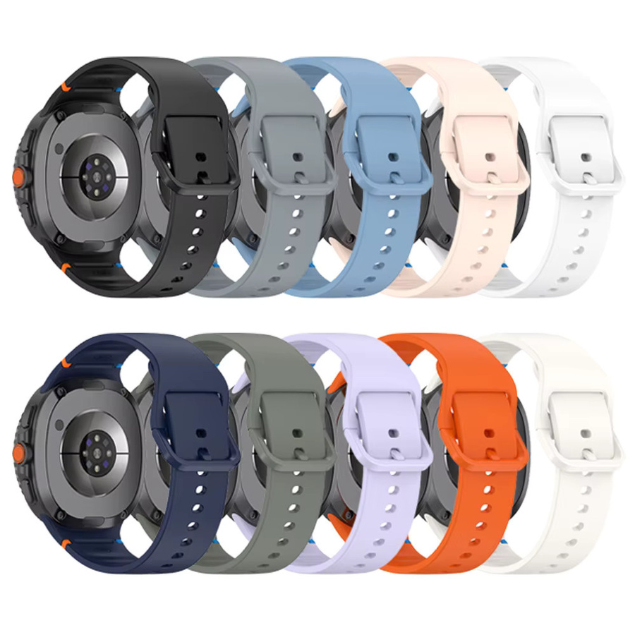 Samsung Uhrenarmband Silikon, Schwarz, Unisex - Bild 2