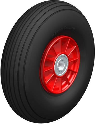 Blickle Rad-Luftreifen PK 260/20-75K-ROT in Rot mit einem Durchmesser von 260 mm und einer Tragfähigkeit von 150 kg - Bild 1
