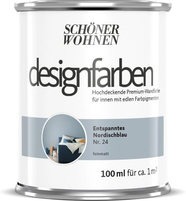 Schöner Wohnen Designfarbe Entspanntes Nordischblau 100 ml - Bild 1