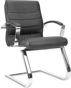 TOPSTAR Besucherstuhl TD Lux 15 in Leder schwarz - Bild 1