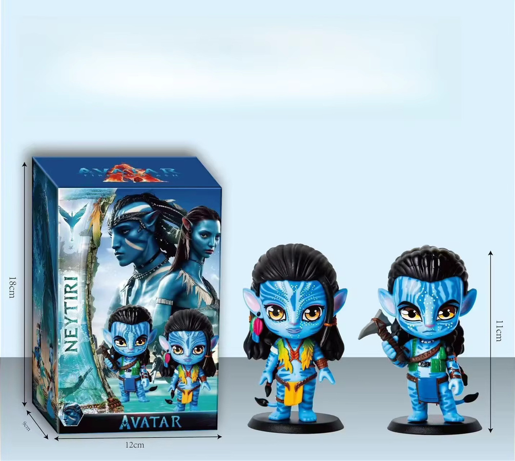 Bandai Avatar Q-Version Water Road Figur, Cartoon-Puppe, Einzelfigur, Kunststoff, Bunt / Mehrfarbig - Bild 4