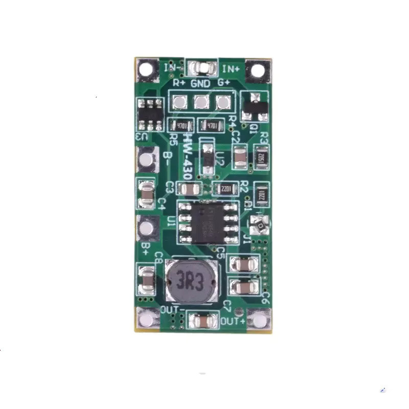 DC Lade-Step-Up-Booster-Modul für 18650 Lithium-Batterien, USV-Spannungswandler mit Schutzfunktion, Grün - Bild 2