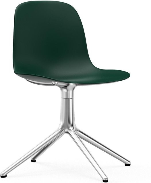 Normann Copenhagen Form Drehstuhl in Grün aus Aluminium - Bild 1