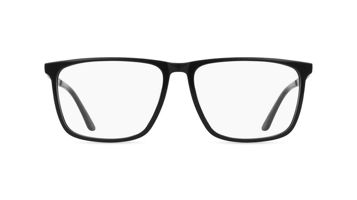 Jaguar J 1030 Korrektionsbrille, Vollrand, Quadratisch, Acetat, Unisex, schwarz - Bild 1