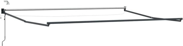vidaXL Elektrischer Markisenrahmen aus Aluminium in Anthrazit B: 400 cm, T: 300 cm - Bild 1