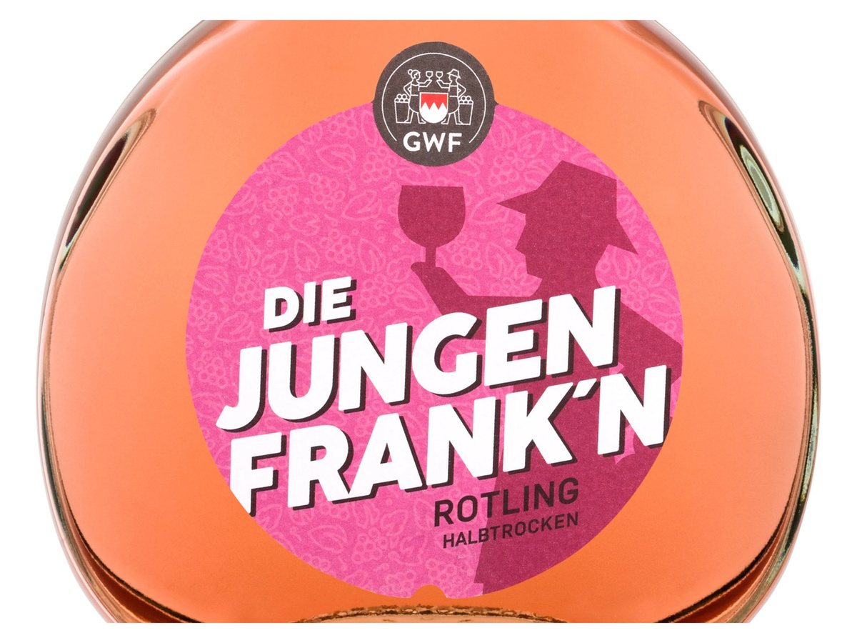 Winzergemeinschaft Franken eG Die Jungen Frank'n Rotling QbA halbtrocken 2025 Roséwein 0,75 l - Bild 2