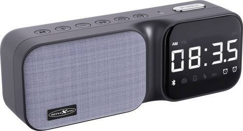 Reflexion CLR24BT Radiowecker in Schwarz mit UKW Funkempfang, Bluetooth, USB, AUX und SD-Karten-Slot sowie Akku-Ladefunktion - Bild 1