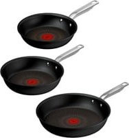 Tefal Pfannen-Set Experience Aluminium, 3-teilig, Schwarz, Non-Stick - Bild 1