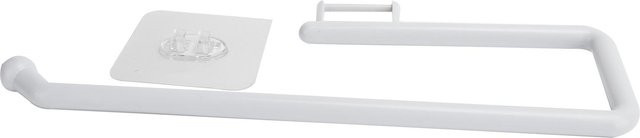 Neoglint Wandmontierter Papierrollenhalter und Handtuchhalter in Weiß für Badezimmer und Küche - Bild 1