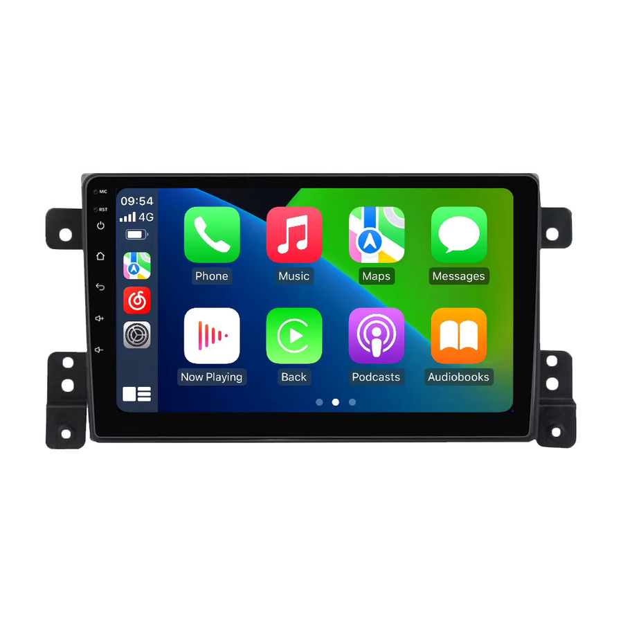 NaviTree Android 14 Auto Radio mit CarPlay und Navigation für Suzuki Grand Vitara 3 (2005-2015) inklusive Rückfahrkamera und Lenkradfernbedienung in Schwarz - Bild 5