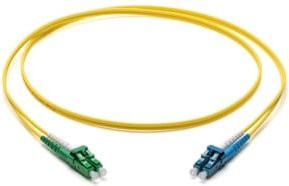 Corning LWL-Patchkabel LC(APC)/LC OS2 in Gelb, Länge: 10 m - Bild 1