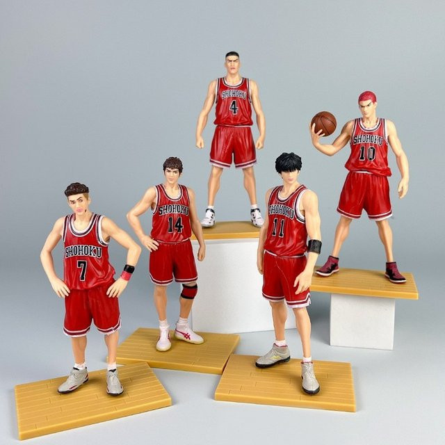 Bandai Slam Dunk Actionfiguren, 5-teiliges Set, 17cm - Bild 1