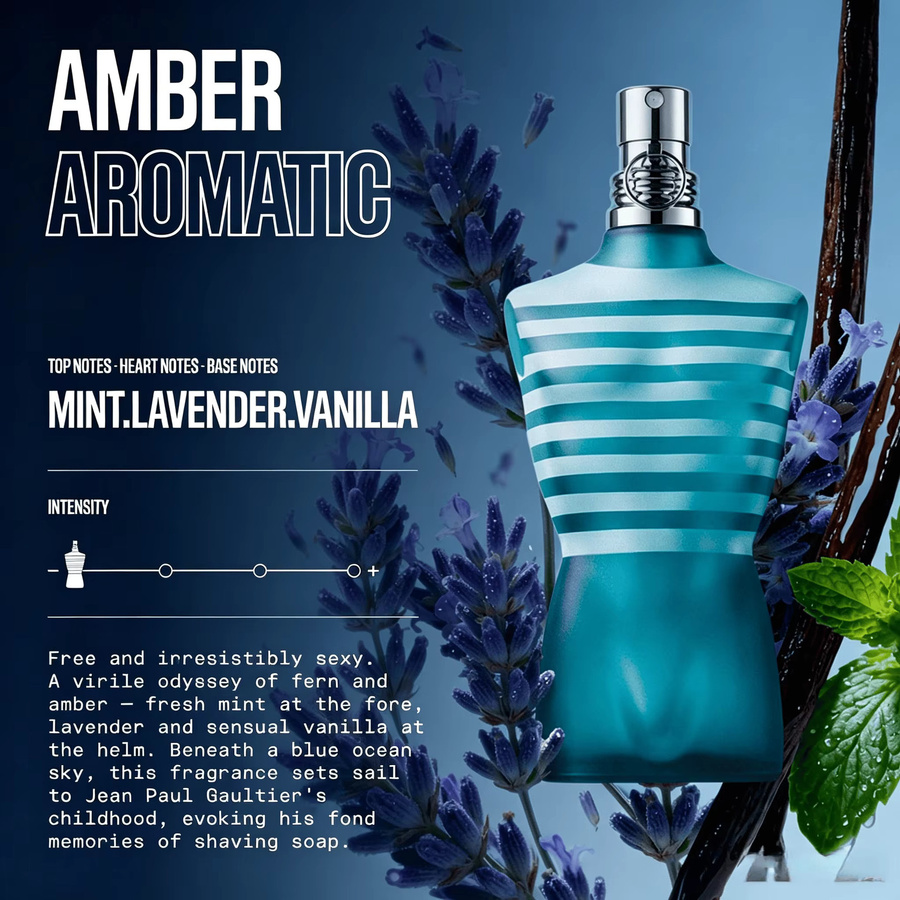 Jean Paul Gaultier Le Male Eau de Toilette, Herren, Minze, Lavendel, Amber, Vanille - Bild 2