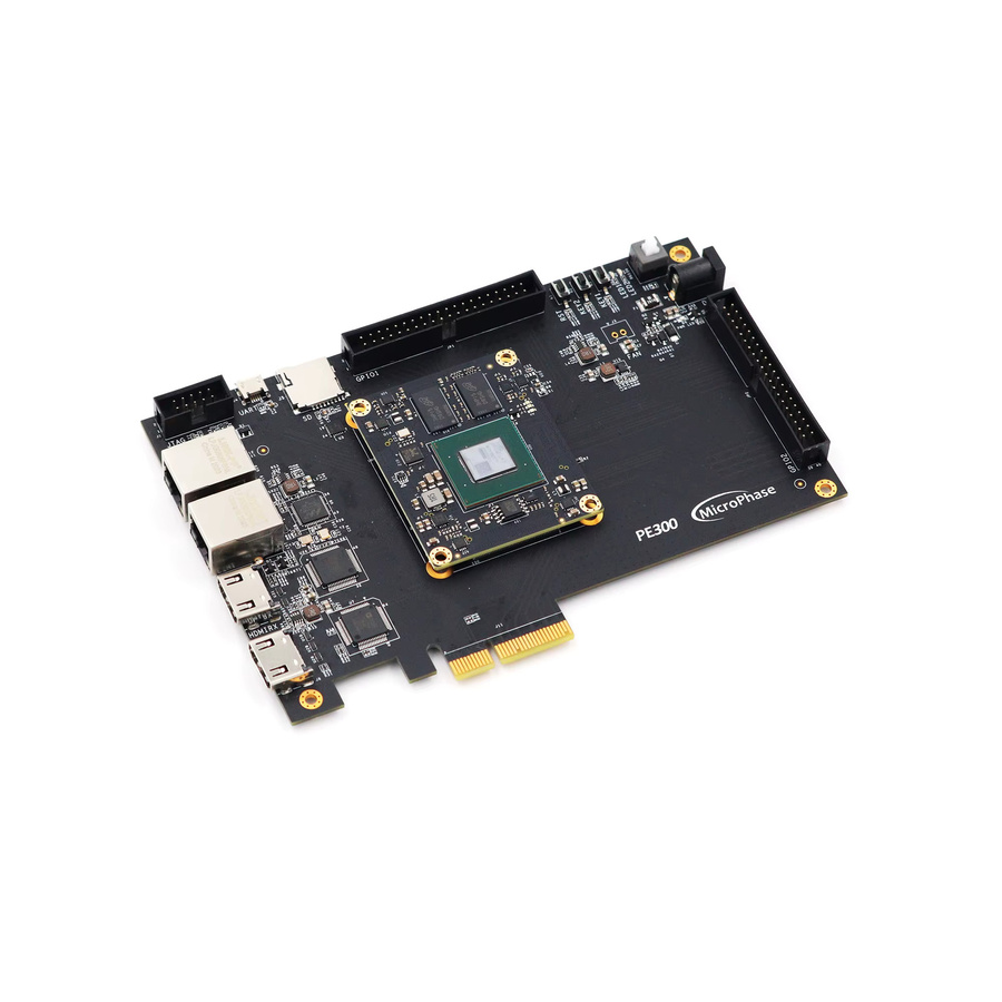 Mikrophase PE300 Xilinx FPGA Entwicklungsboard Artix-7 Kernplatine mit PCIe-Schnittstelle in Schwarz - Bild 2