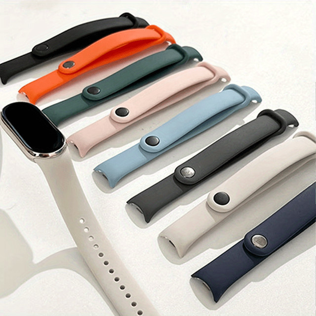 Xiaomi Uhrenarmband Silikon, Xiaomi Mi Band 10, 8, 9 - Bild 1
