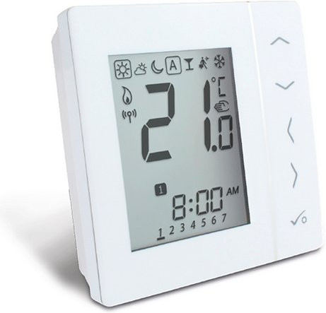 Vitalheizung Raumthermostat HVH mit WiFi, weiß, B/H/T: 8,6 x 2,6 x 8,6 cm - Bild 1