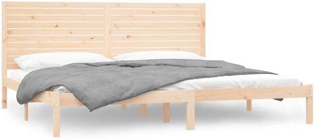 vidaXL Massivholzbett aus Kiefer in Braun, B/T: 180 x 200 cm - Bild 1