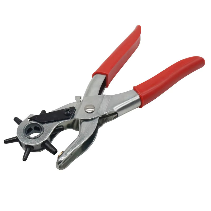 Lederlochzange und Ösenstanzer Set aus Metall für Lederhandwerk und Bastelarbeiten - Bild 2