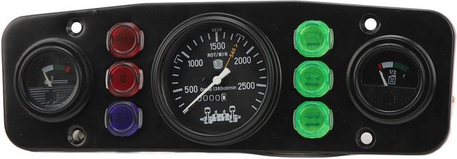 Fishine 3 in 1 Auto Messgerät für Wassertemperatur, Drehzahl und Ölstand, 12V, Schwarz - Bild 1