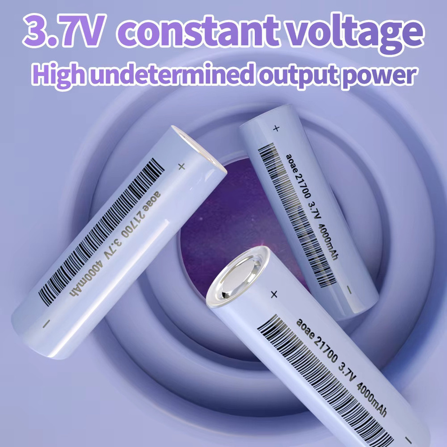 YPWP 21700 Lithium-Hochleistungsbatterie wiederaufladbar 3,7V 4000 mAh für Stirnlampen und Taschenlampen - Bild 2